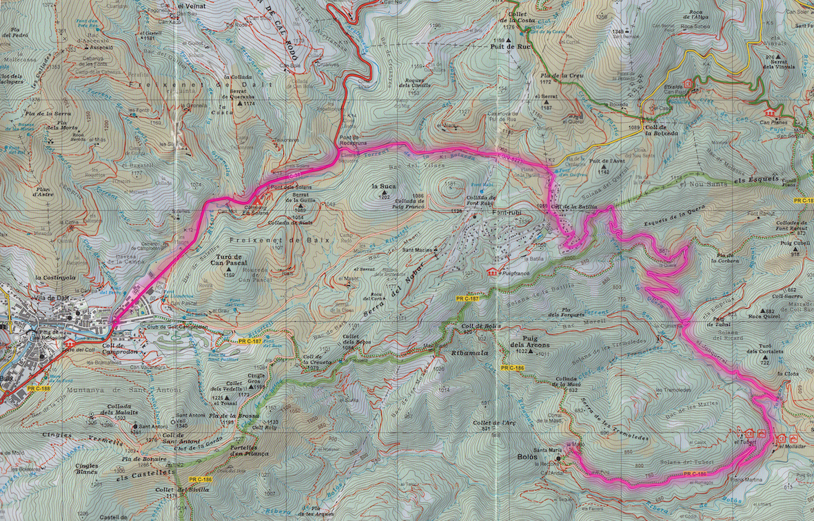 Route from Camprodon to Keiryuji